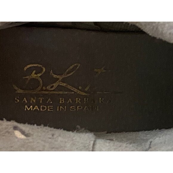 B.L.T. Santa Barbara Perforated Leather Western Boots Made in Spain Size 6 White - Picture 5 of 16